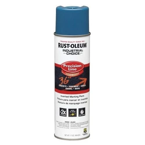 Rust-Oleum M1600 System Solvent Based Precision Line Marking Paint APWA Caution Blue 203022 1 Rust-Oleum M1600 System Solvent Based Precision Line Marking Paint APWA Caution Blue 203022
