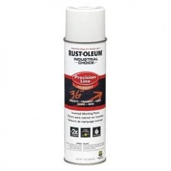 Rust-Oleum M1600 System Solvent Based Precision Line Marking Paint Utility White 203030
