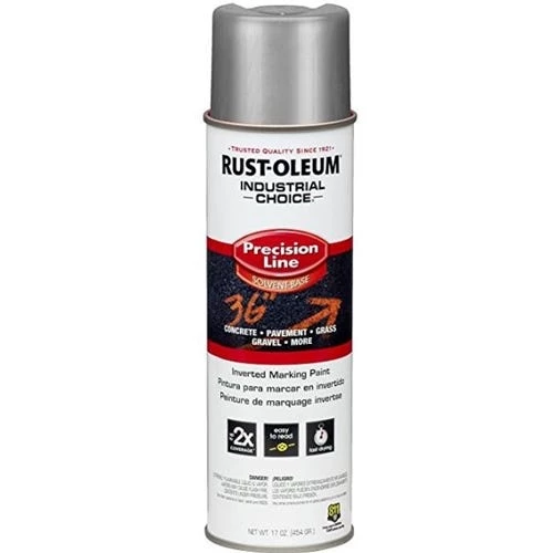 Rust-Oleum M1600 System Solvent Based Precision Line Marking Paint Silver 239007 1 Rust-Oleum M1600 System Solvent Based Precision Line Marking Paint Silver 239007